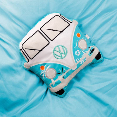 Plush Volkswagen VW T1 Camper Bus Shaped Surf Cushion - Gift Arch