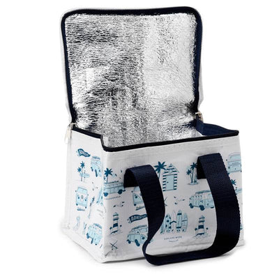 RPET Cool Bag Lunch Bag Volkswagen VW T1 Camper Bus Explore More - Gift Arch