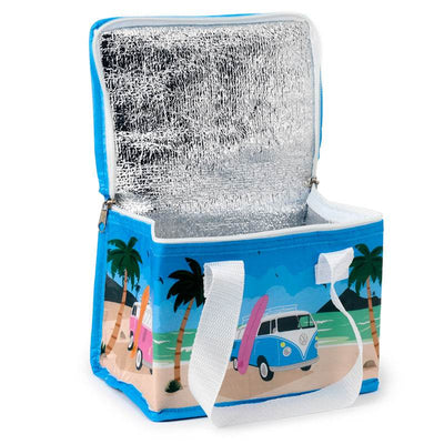 RPET Cool Bag Lunch Bag Volkswagen VW T1 Camper Bus Waves Are Calling - Gift Arch