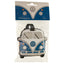 Volkswagen VW T1 Camper Bus Blue PVC Luggage Tag - Gift Arch