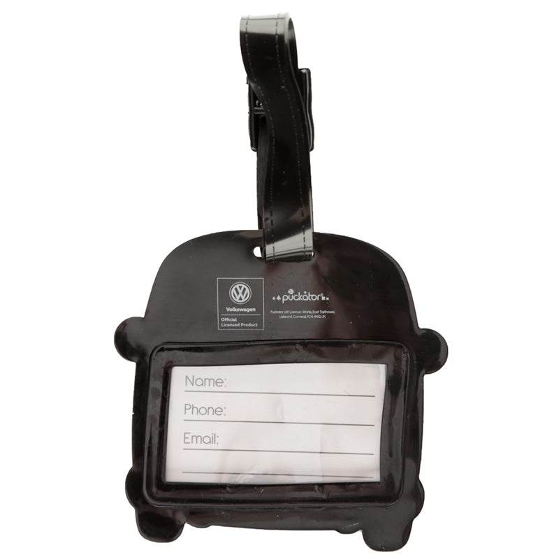 Volkswagen VW T1 Camper Bus Blue PVC Luggage Tag - Gift Arch