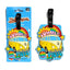 Volkswagen VW T1 Camper Bus Summer Vibes PVC Luggage Tag - Gift Arch