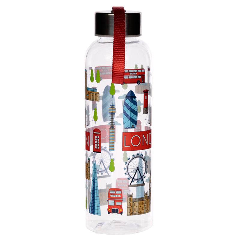 London Icons 500ml Water Bottle with Metallic Lid - Gift Arch