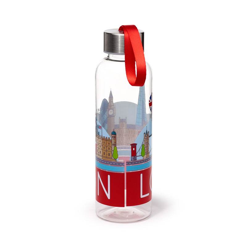 London Icons Panorama 500ml Water Bottle with Metallic Lid - Gift Arch