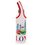 London Tour Glass Water Bottle with Protective Sleeve - Gift Arch