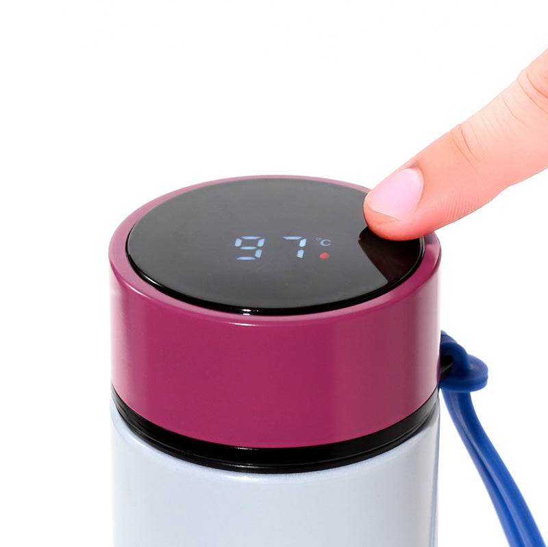 Minecraft Axolotl Hot & Cold Digital Thermometer Bottle - Gift Arch