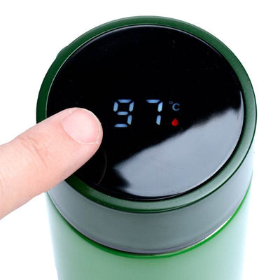 Minecraft Creeper Hot & Cold Digital Thermometer Bottle - Gift Arch