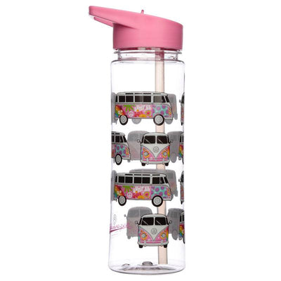 Shatterproof 550ml Water Bottle Volkswagen VW T1 Camper Bus Summer - Gift Arch