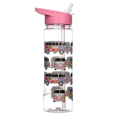 Shatterproof 550ml Water Bottle Volkswagen VW T1 Camper Bus Summer - Gift Arch