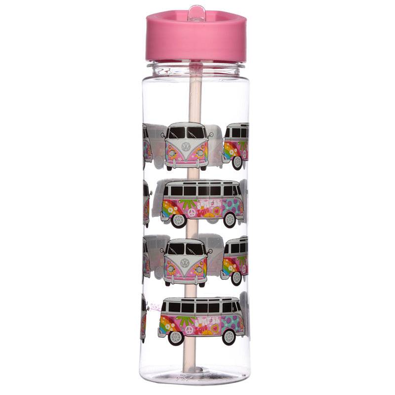 Shatterproof 550ml Water Bottle Volkswagen VW T1 Camper Bus Summer - Gift Arch