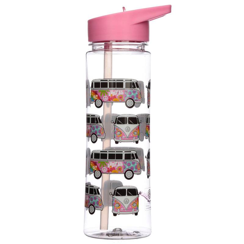 Shatterproof 550ml Water Bottle Volkswagen VW T1 Camper Bus Summer - Gift Arch
