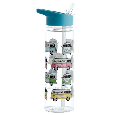 Shatterproof 550ml Water Bottle Volkswagen VW T1 Camper Bus Surf - Gift Arch