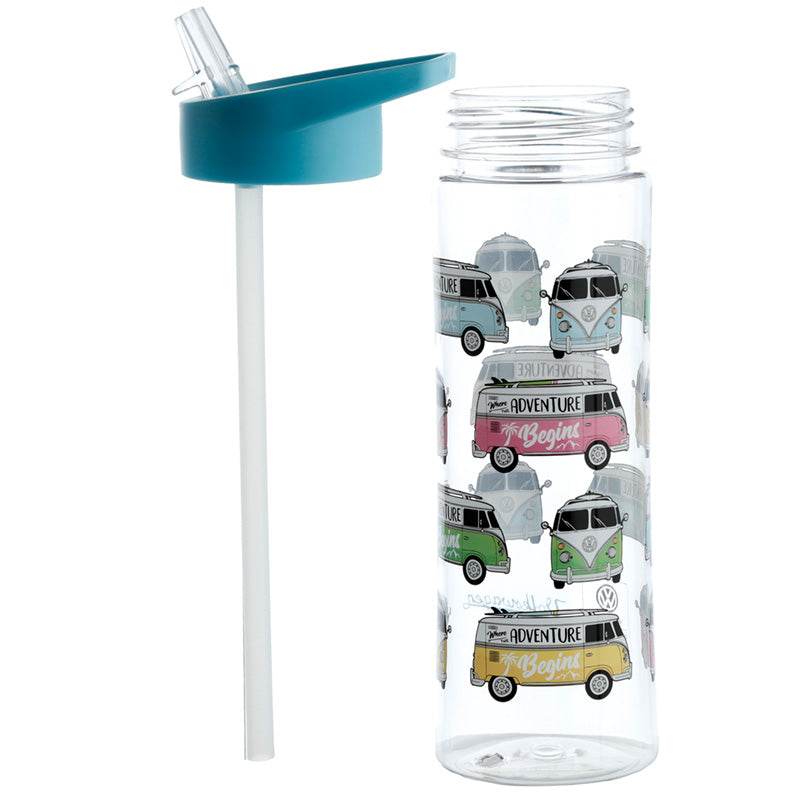 Shatterproof 550ml Water Bottle Volkswagen VW T1 Camper Bus Surf - Gift Arch