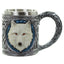 Decorative White Wolf Tankard - Gift Arch