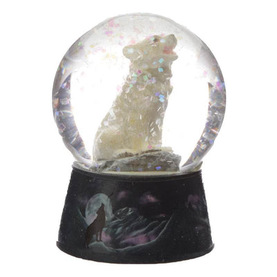 Protector of the North Dream Protector Wolf Snow Globe - Gift Arch
