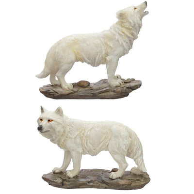Protector of the North Spirit of the Night Wolf Figurine - Gift Arch