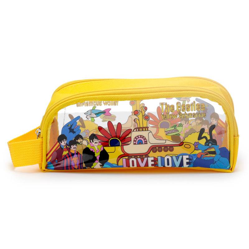 The Beatles Yellow Submarine Clear Window Pencil Case - Gift Arch