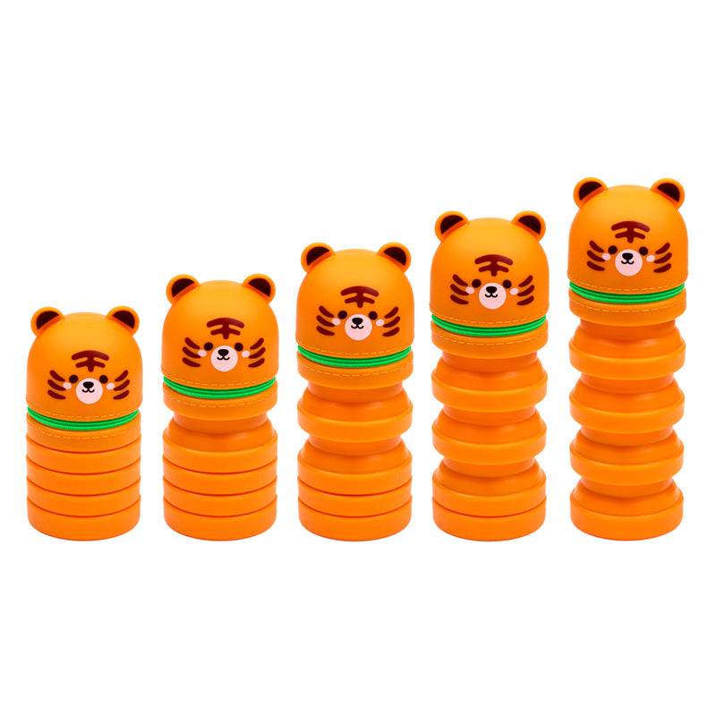 Adoramals Tiger Pop Up Silicone Pencil Case - Gift Arch