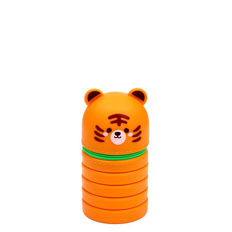 Adoramals Tiger Pop Up Silicone Pencil Case - Gift Arch