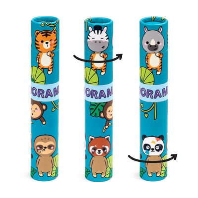 Adoramals Wild Large Twist Top Pencil Pot with 12 Colouring Pencils & Sharpener - Gift Arch