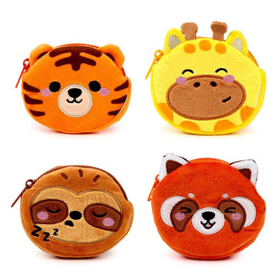 Adoramals Zoo Mini Change Plush Purse - Gift Arch
