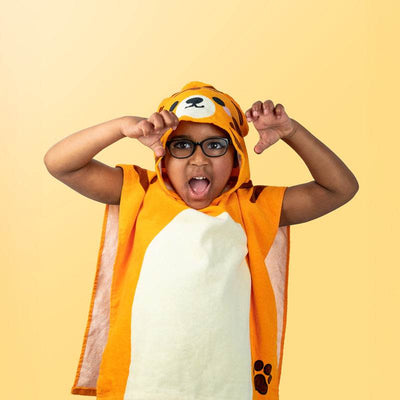 Alfie the Tiger Adoramals Kids Hooded Towel - Gift Arch