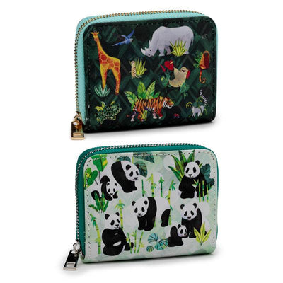 Animal kingdom Zip Around Small Wallet Purse - Gift Arch