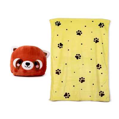 Blankeazzz Adoramals Ru the Red Panda 2-in-1 Plush Toy & Travel Blanket - Gift Arch