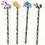 Jungle Animal Elephant, Panda, Lion, Zebra Pencil & Eraser Topper - Gift Arch