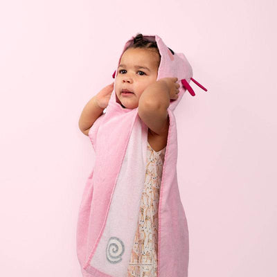 Maddie the Axolotl Adoramals Kids Hooded Towel - Gift Arch