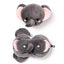 Relaxeazzz Adoramals Janu the Elephant Plush Travel Pillow & Eye Mask - Gift Arch
