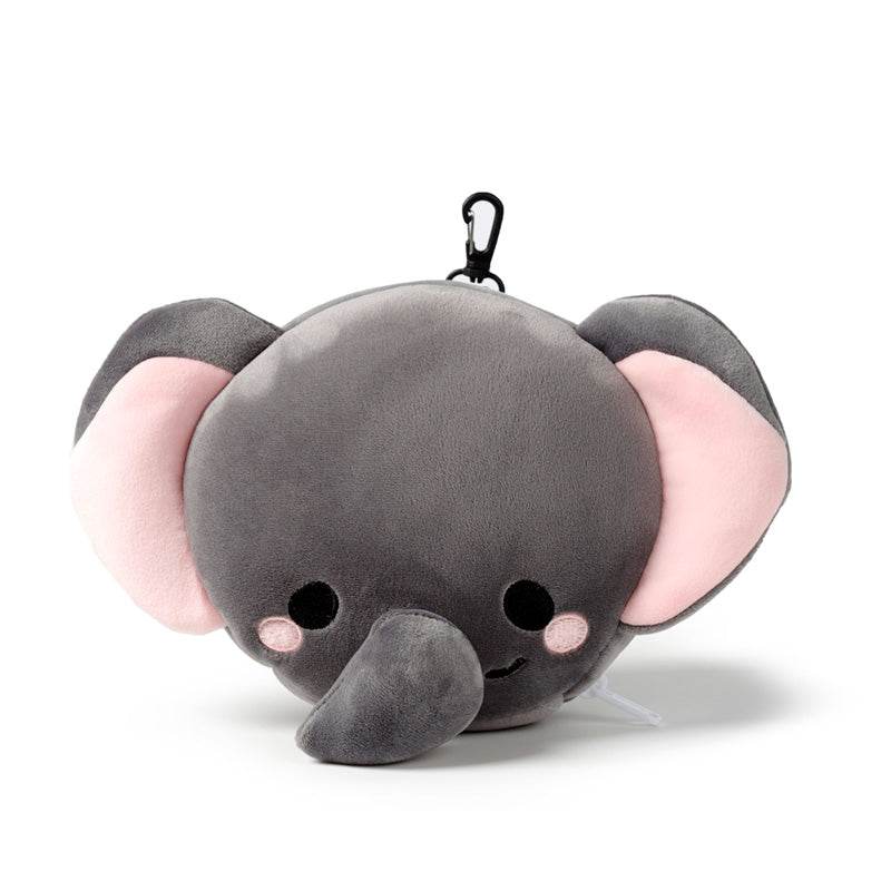 Relaxeazzz Adoramals Janu the Elephant Plush Travel Pillow & Eye Mask - Gift Arch