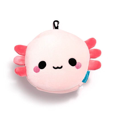 Relaxeazzz Adoramals Maddie the Axolotl Travel Pillow & Eye Mask - Gift Arch