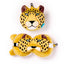 Relaxeazzz Leopard Plush Travel Pillow & Eye Mask - Gift Arch