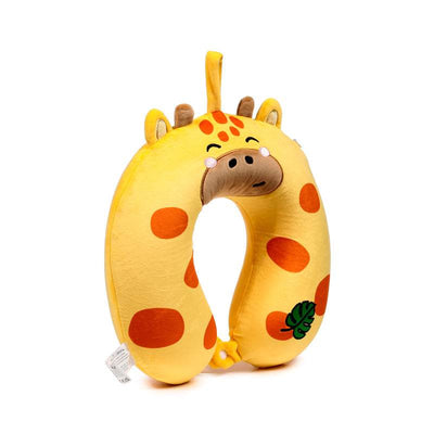 Relaxeazzz Raffi the Giraffe Adoramals Plush Memory Foam Travel Pillow - Gift Arch