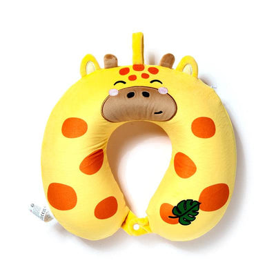 Relaxeazzz Raffi the Giraffe Adoramals Plush Memory Foam Travel Pillow - Gift Arch