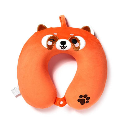 Relaxeazzz Ru the Red Panda Adoramals Plush Memory Foam Travel Pillow - Gift Arch
