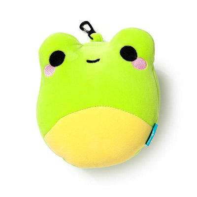Relaxeazzz Silas the Frog Adoramals Travel Pillow & Eye Mask - Gift Arch