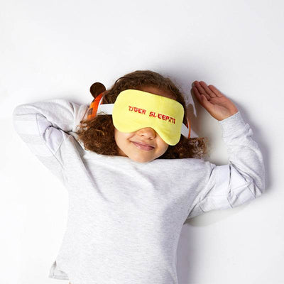 Relaxeazzz Tiger Plush Travel Pillow & Eye Mask - Gift Arch