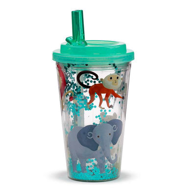 Shatterproof Zooniverse Double Walled Cup & Straw - Gift Arch