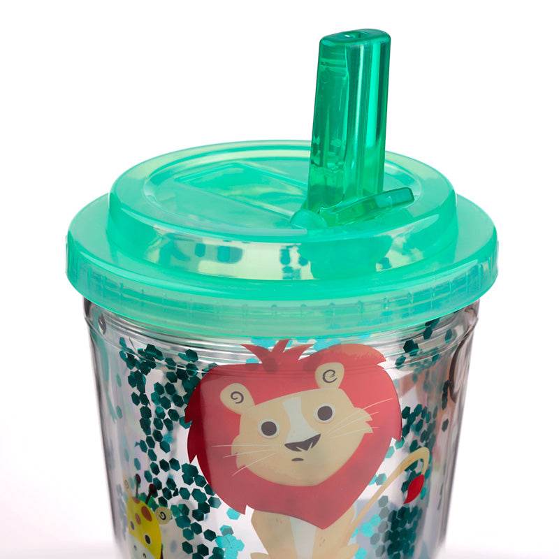 Shatterproof Zooniverse Double Walled Cup & Straw - Gift Arch