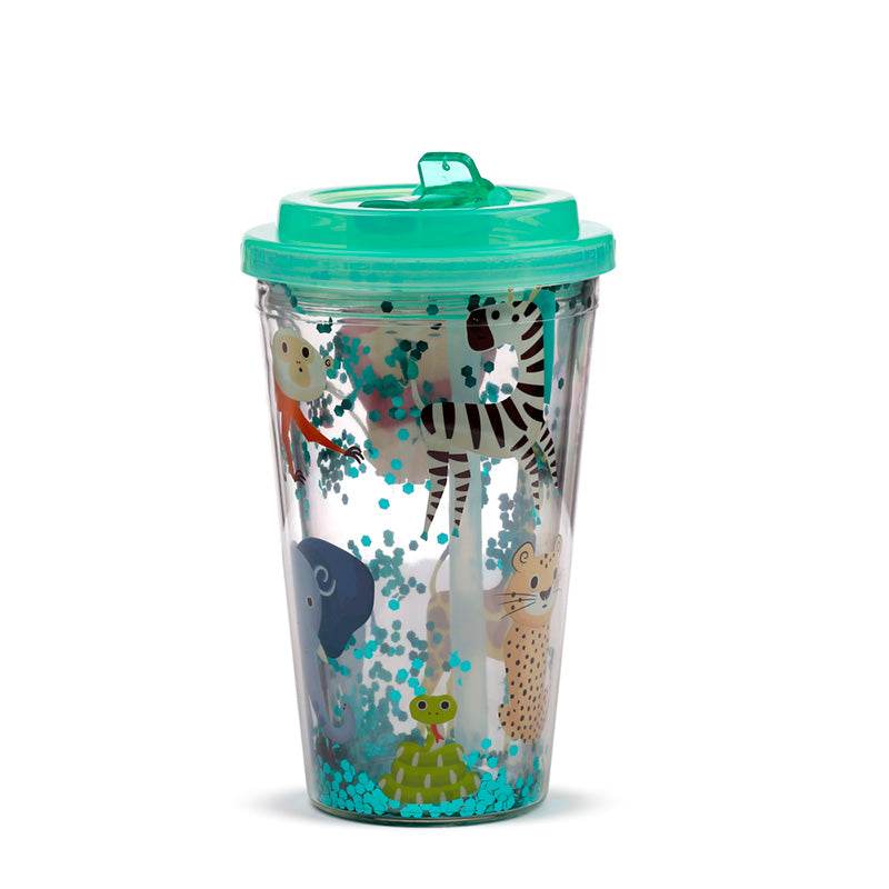 Shatterproof Zooniverse Double Walled Cup & Straw - Gift Arch