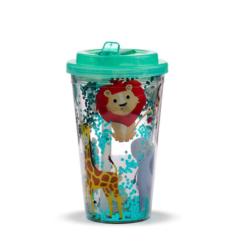 Shatterproof Zooniverse Double Walled Cup & Straw - Gift Arch