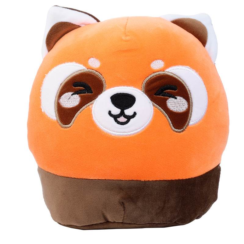 Squidglys Ru the Red Panda Adoramals Wild Plush Toy - Gift Arch