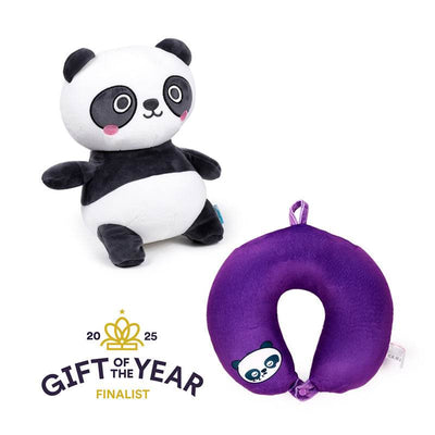 Swapseazzz Adoramals Susu the Panda 2-in-1 Plush Travel Pillow & Toy - Gift Arch