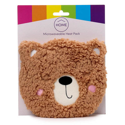 Teddy Bear Round Microwavable Plush Lavender Heat Pack - Gift Arch
