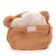 Teddy Bear Round Microwavable Plush Lavender Heat Pack - Gift Arch