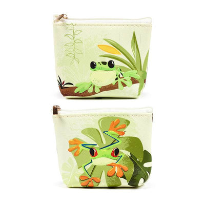 Tropical Frogs PVC Purse - Gift Arch