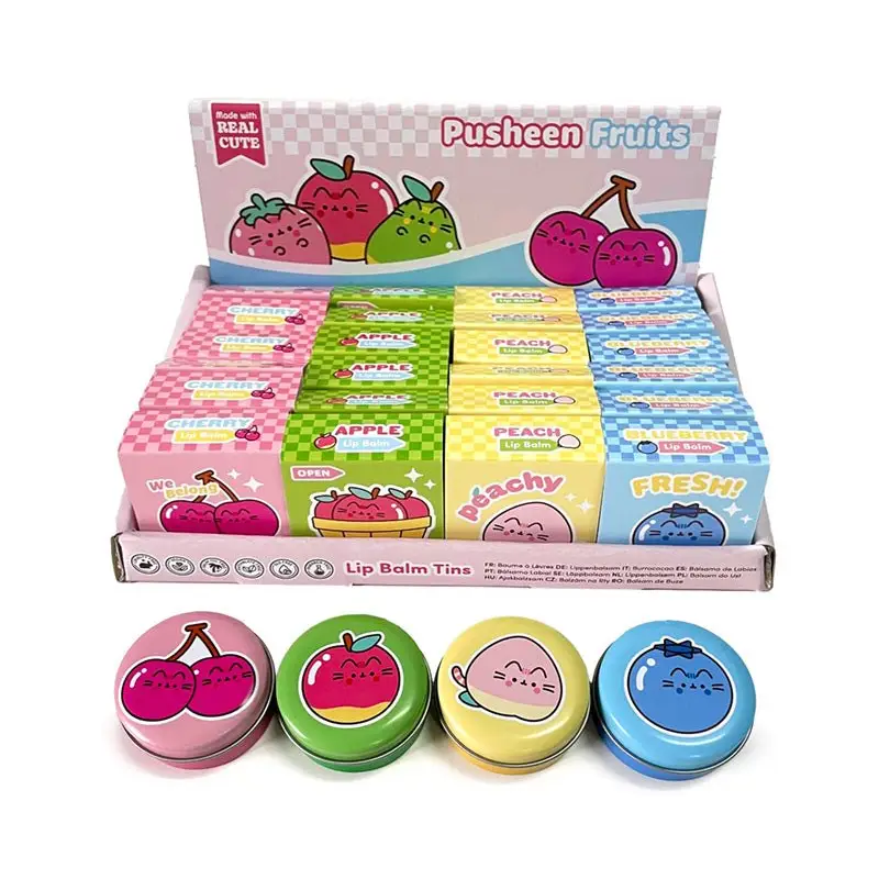 Pusheen the Cat Fruits Lip Balm in a Tin - Lip Balm & Lip Gloss