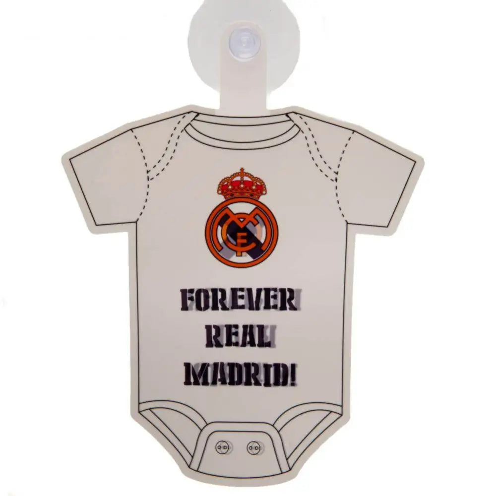 Real Madrid CF Baby On Board Sign